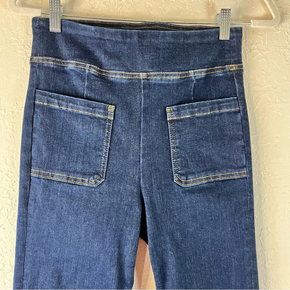 Frame The Bardot Jetset High Rise Flare Jeans in Blue - Picture 4 of 13